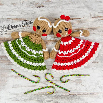 Nut and Meg Gingerbread Lovey