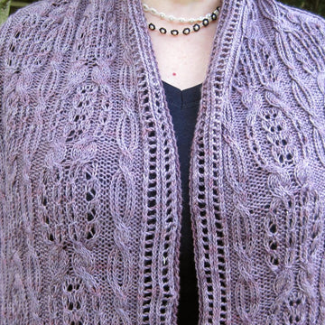 Asahi Cable Lace Shawl