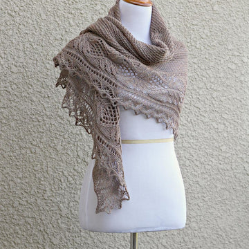 Freesia shawl