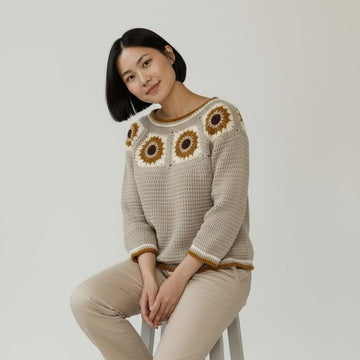 Sunflower Granny Sweater