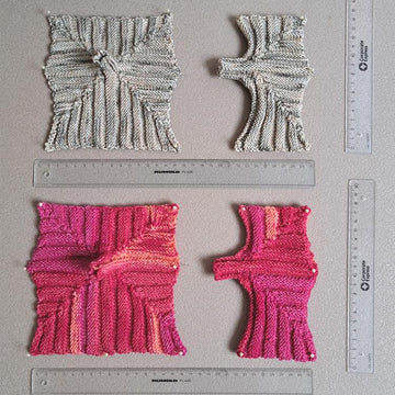 Mitred Ribbing Mitts