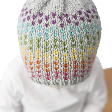 Rainbow Dots Hat