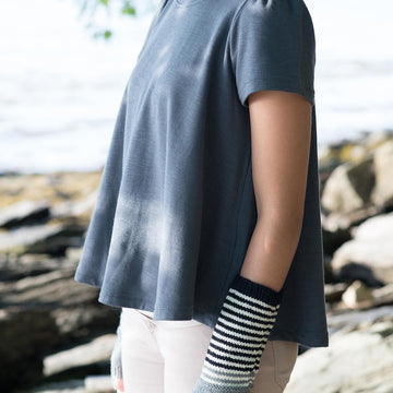 True Stripe Mitts