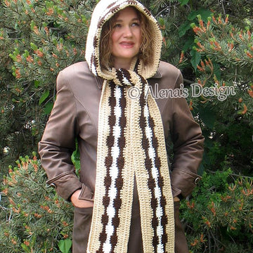 Colored Hooded Scarf