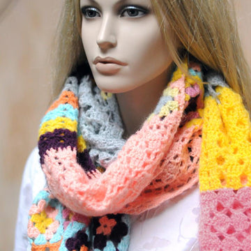 Eveline crochet scarf