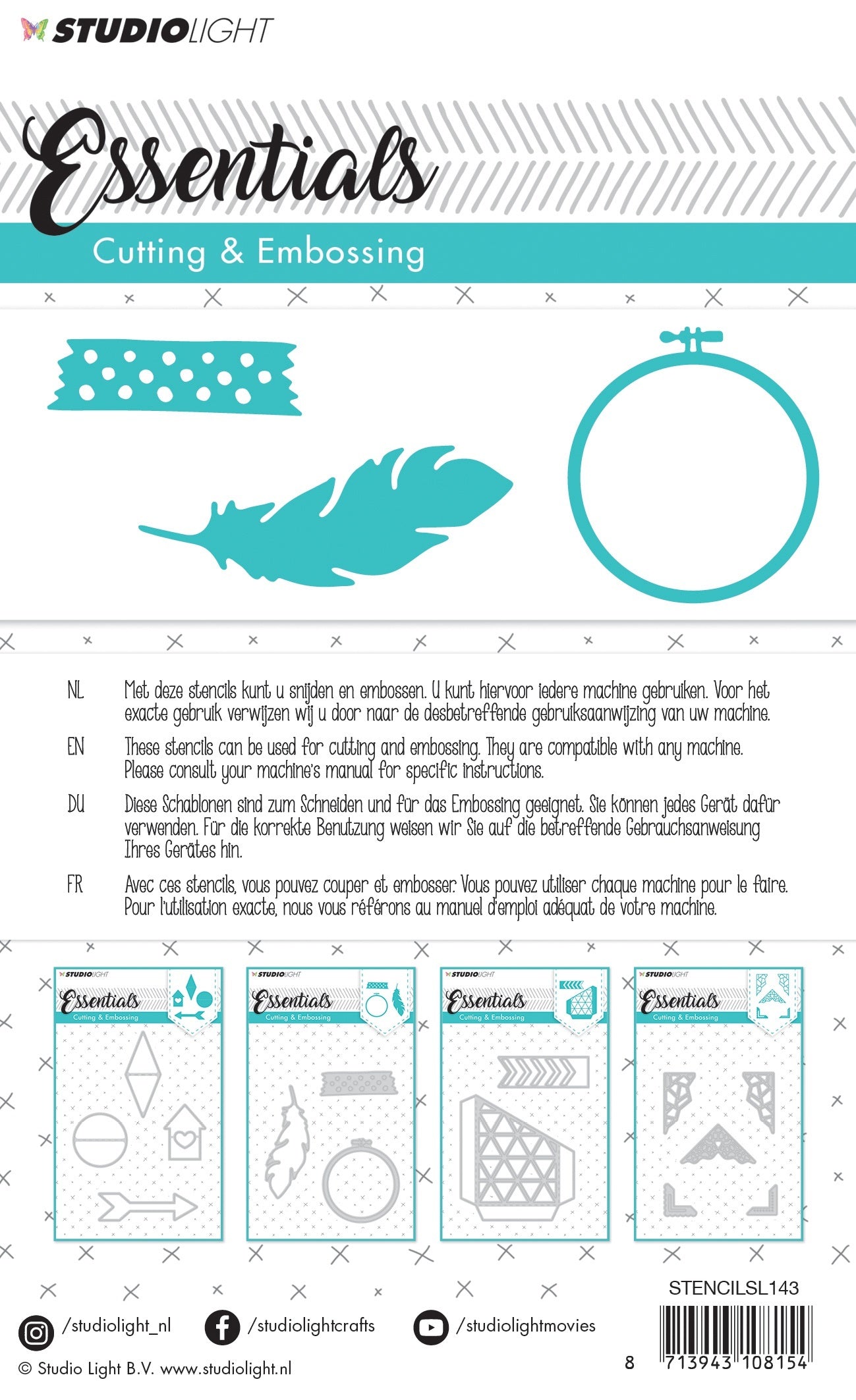 Studio Light Essentials Cutting & Embossing Die - 568954