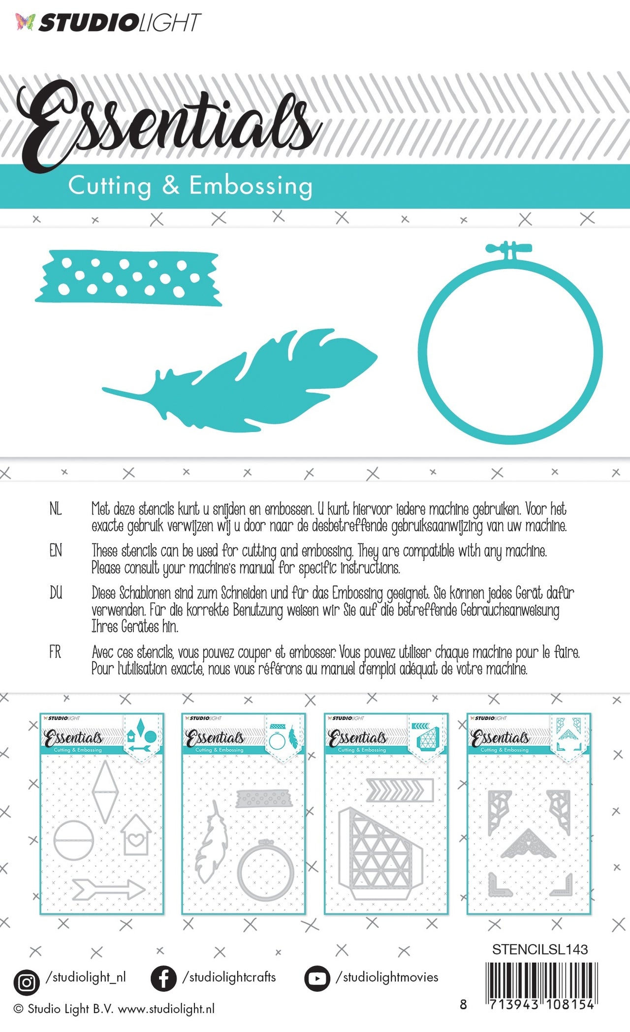 Studio Light Essentials Cutting & Embossing Die - 568954