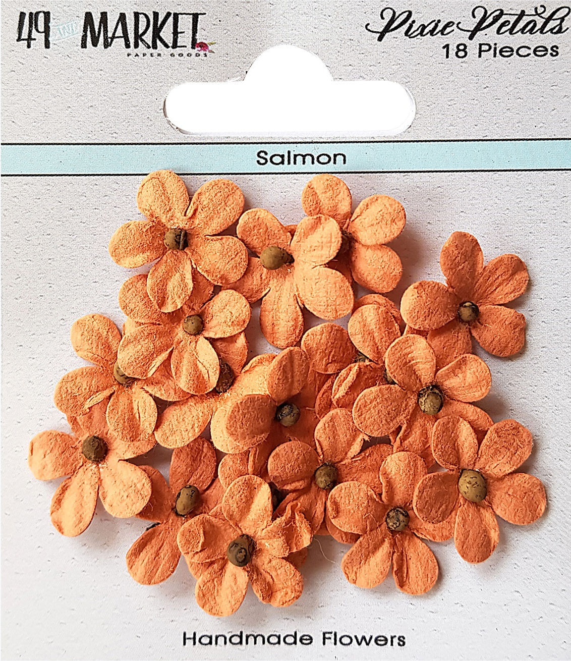 49 And Market Pixie Petals 18/Pkg - Salmon