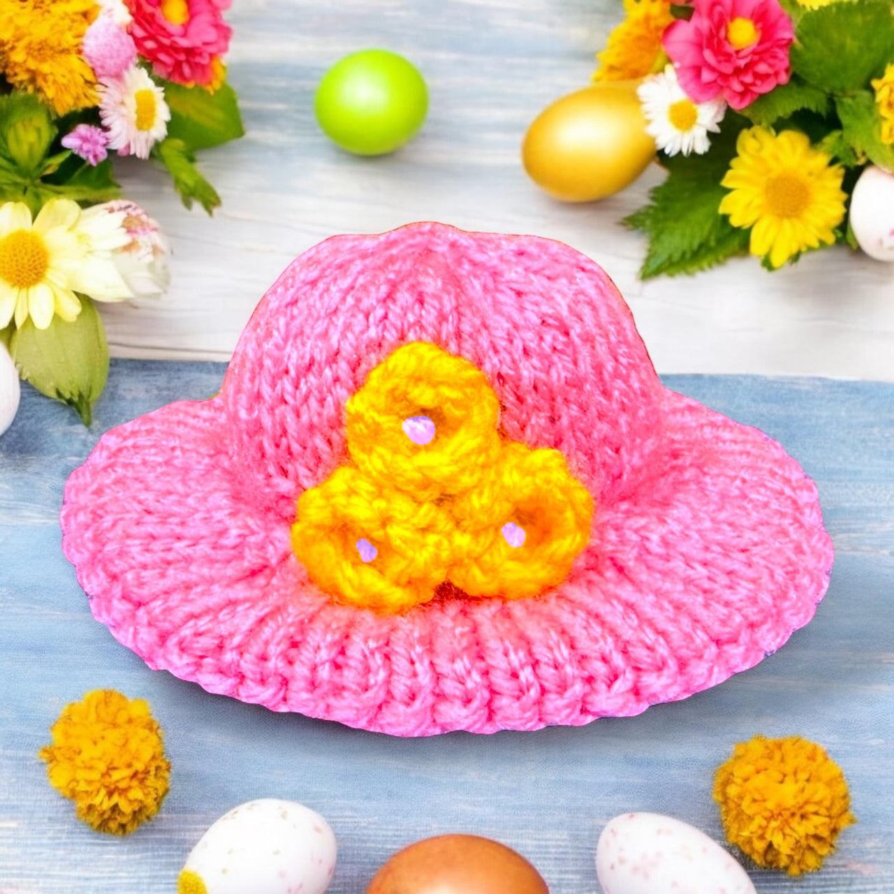 Easter Bonnet chocolate cover Creme Egg