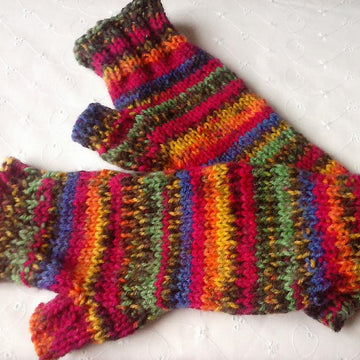 Circus Fingerless Mitts