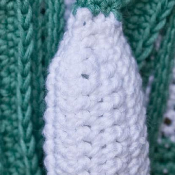 Wandbehänge „Vier Jahreszeiten" - Schneeglöckchen
