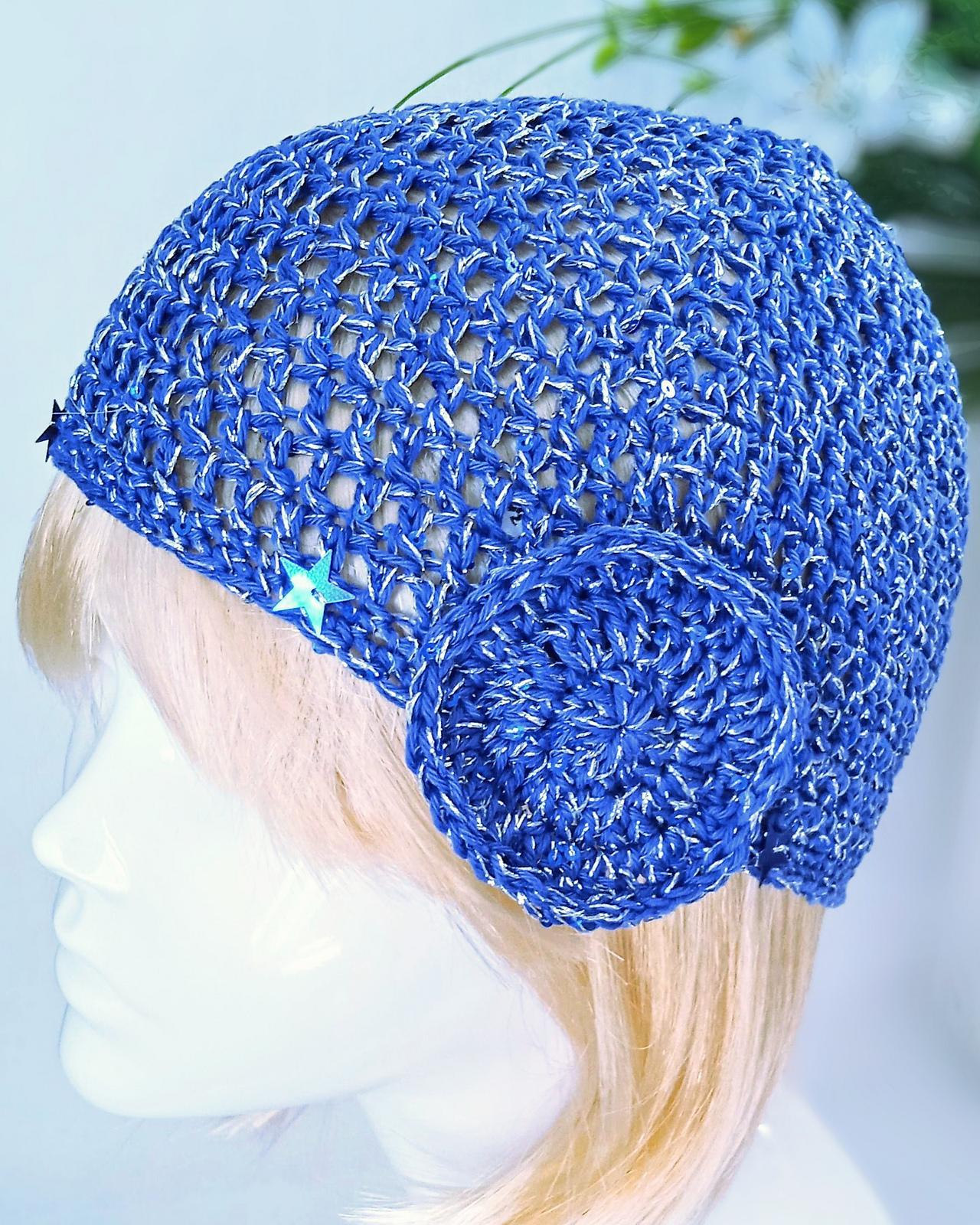 Sequin Party Skull Cap