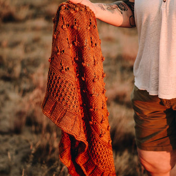 Solstice Rose Shawl