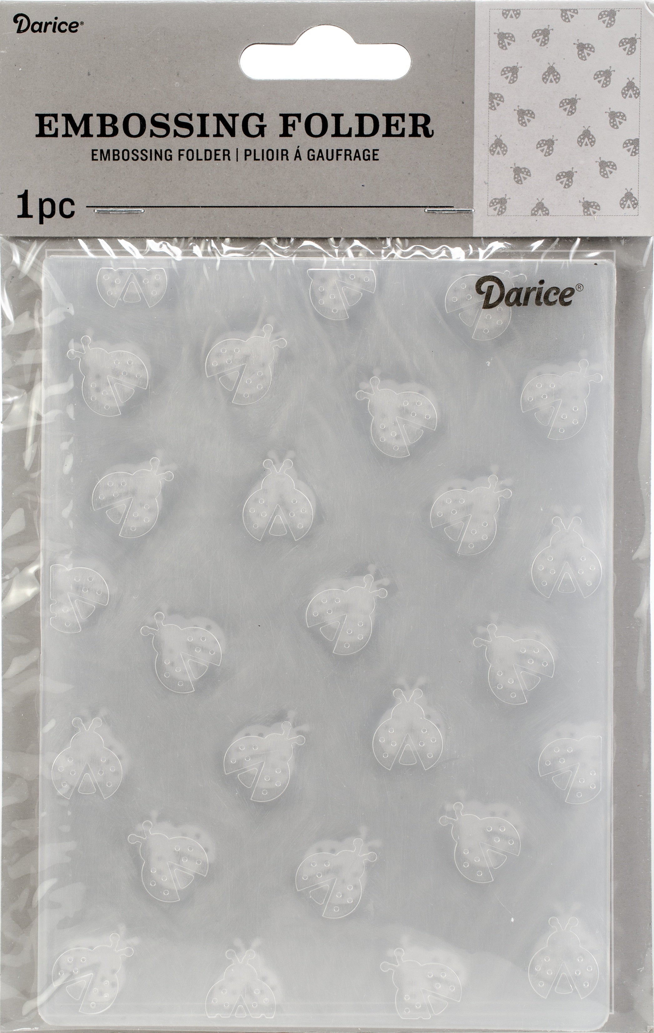 Darice Embossing Folder 4.25"X5.75" - Ladybug