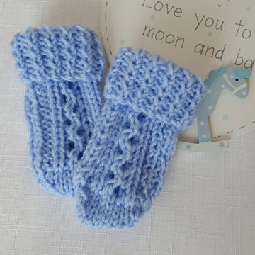 Thumbless Baby Mittens