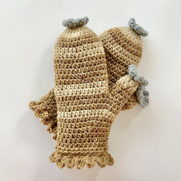 Flower point Mittens