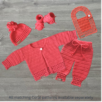 Coral Baby Pants