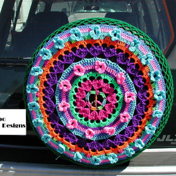 Hippie Bus Spare Tire Cover