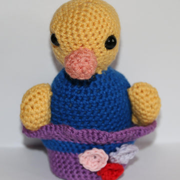 Easter Duckling in Hat