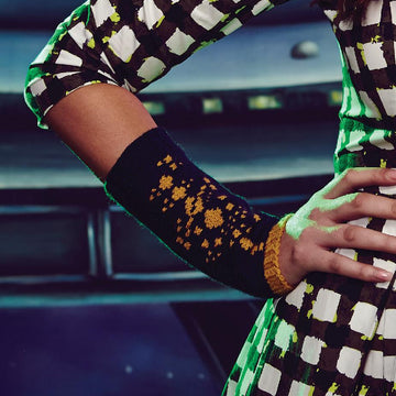 Planetarium Wrist Warmers