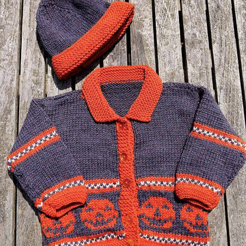 Pumpkin Hat and Cardigan