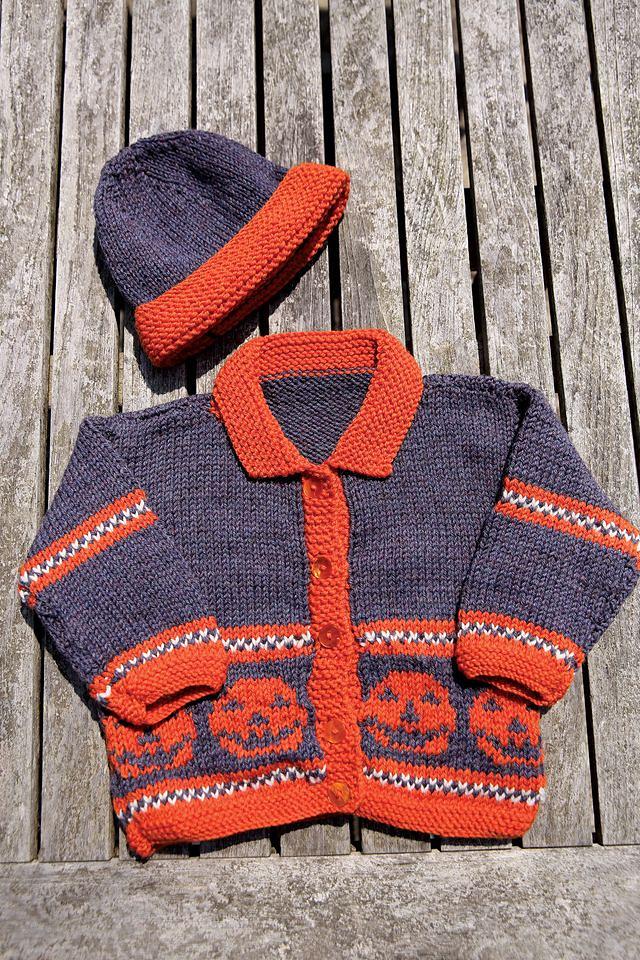 Pumpkin Hat and Cardigan