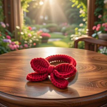 Crochet Bow Scrunchie Pattern | PDF Photo & Video Tutorial | Easy Hair Accessory