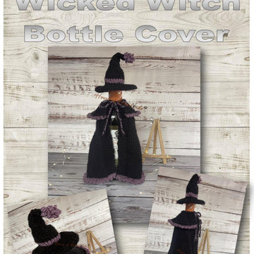 Wicked Witch Bottle Cover Knitting Pattern