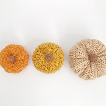 Crochet pumpkins pattern Halloween decor Amigurumi pattern decorations