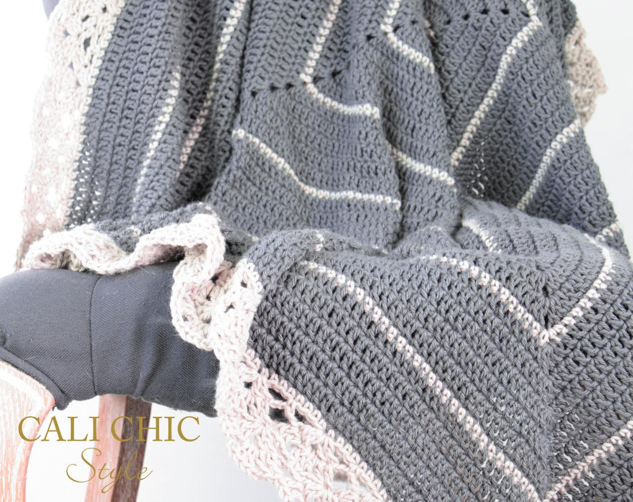 Canterbury Crochet Throw Blanket #605