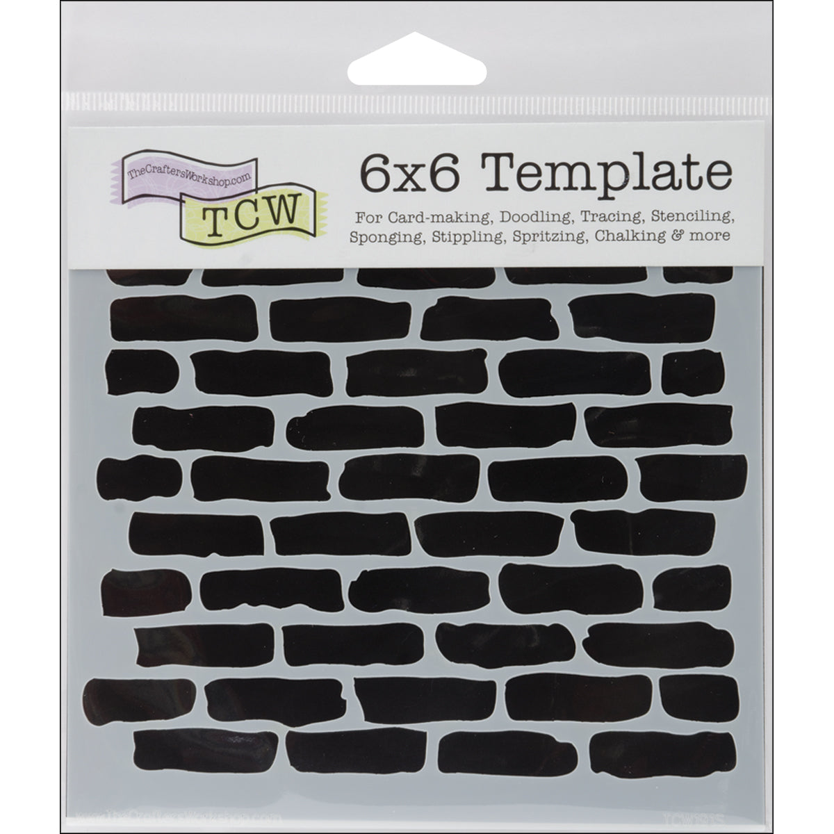 The Crafter's Workshop Crafter's Workshop Template 6"X6" - Bricks