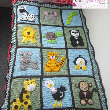 Zoo Blanket Base Pattern (not including appliques)