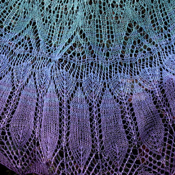 Rose Window Shawl