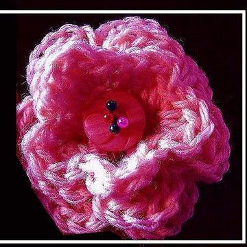 3 LAYER CROCHET FLOWER