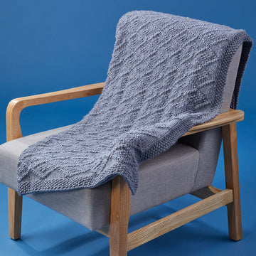 Caldwell Afghan - Knitting Pattern for Home in Tahki Yarns Superwash Merino Bulky by Tahki Yarns
