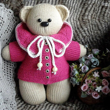 Toy Animal Pattern Knitted Bear