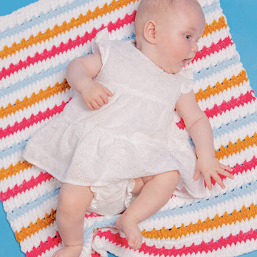 Squishy Blanket - Free Crochet Pattern For Kids in Paintbox Yarns Chenille by Paintbox Yarns