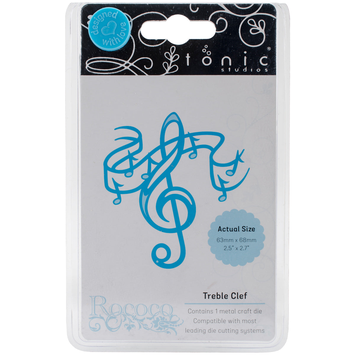 Tonic Studios Rococo Petite Die - Trebel Clef