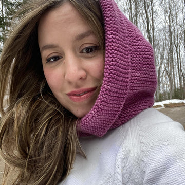Raspberry Sorbet Knit Balaclava