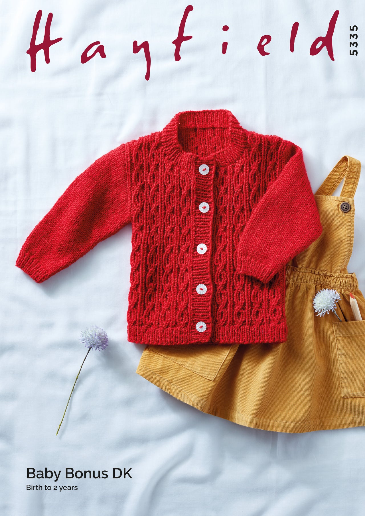 Cardigan in Hayfield Baby Bonus DK - 5335 - Leaflet