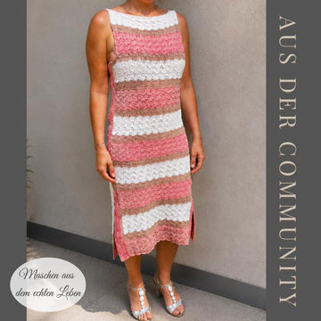 Crochet Pattern Summer Dress SERENZA | Open Back Crochet Dress | Women's Dress PDF