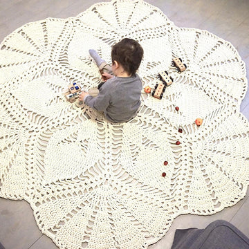 Crochet pattern Rug LIFE IS A FLOWER