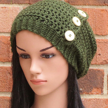 Hadley Button Slouch Hat