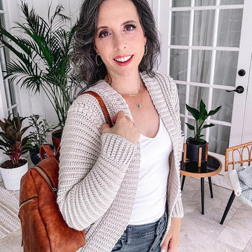 Autumn Wheat Crochet Cardigan