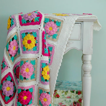 Vintage Flower Blanket