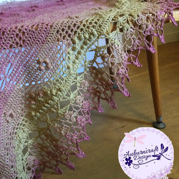 Lost in the Dragonfly Labyrinth Shawl