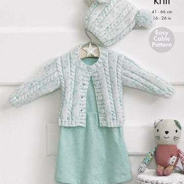 Children’s Cardigans & Hats in King Cole Smarty DK - 4320 - Downloadable PDF