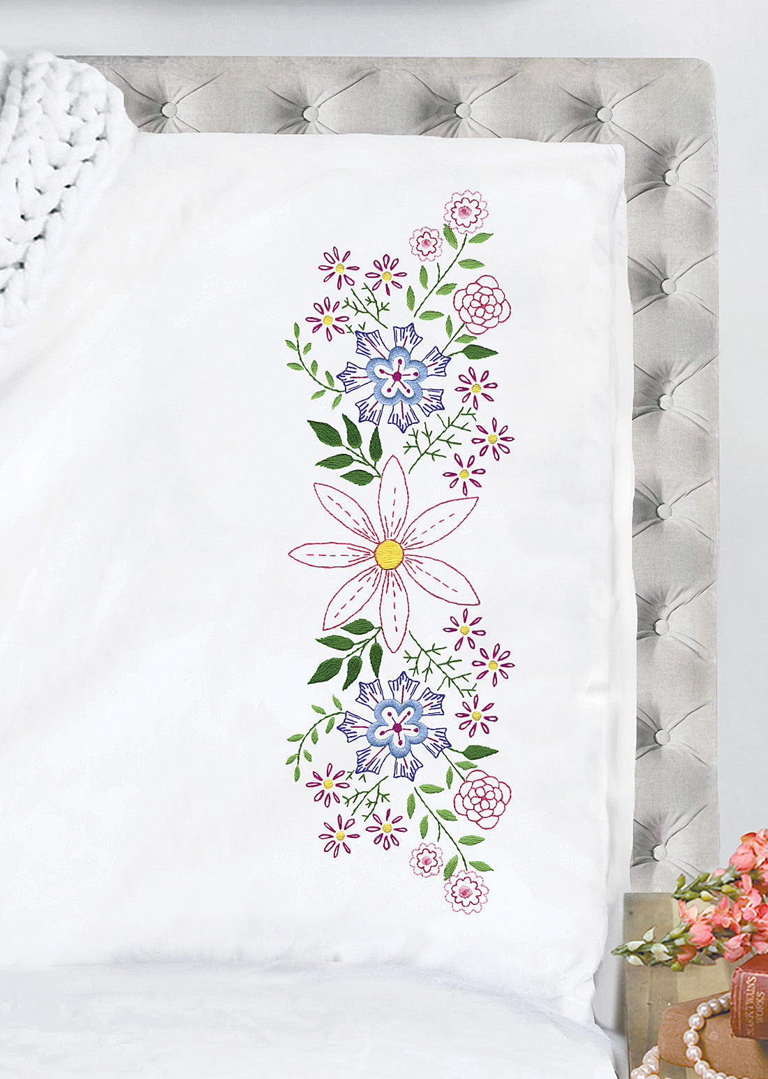 Design Works Star Flower Cross Stitch Kit - 20x30in