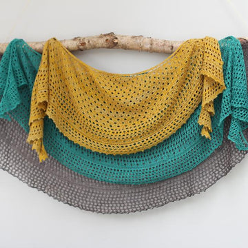 Pebble Beach Shawlette