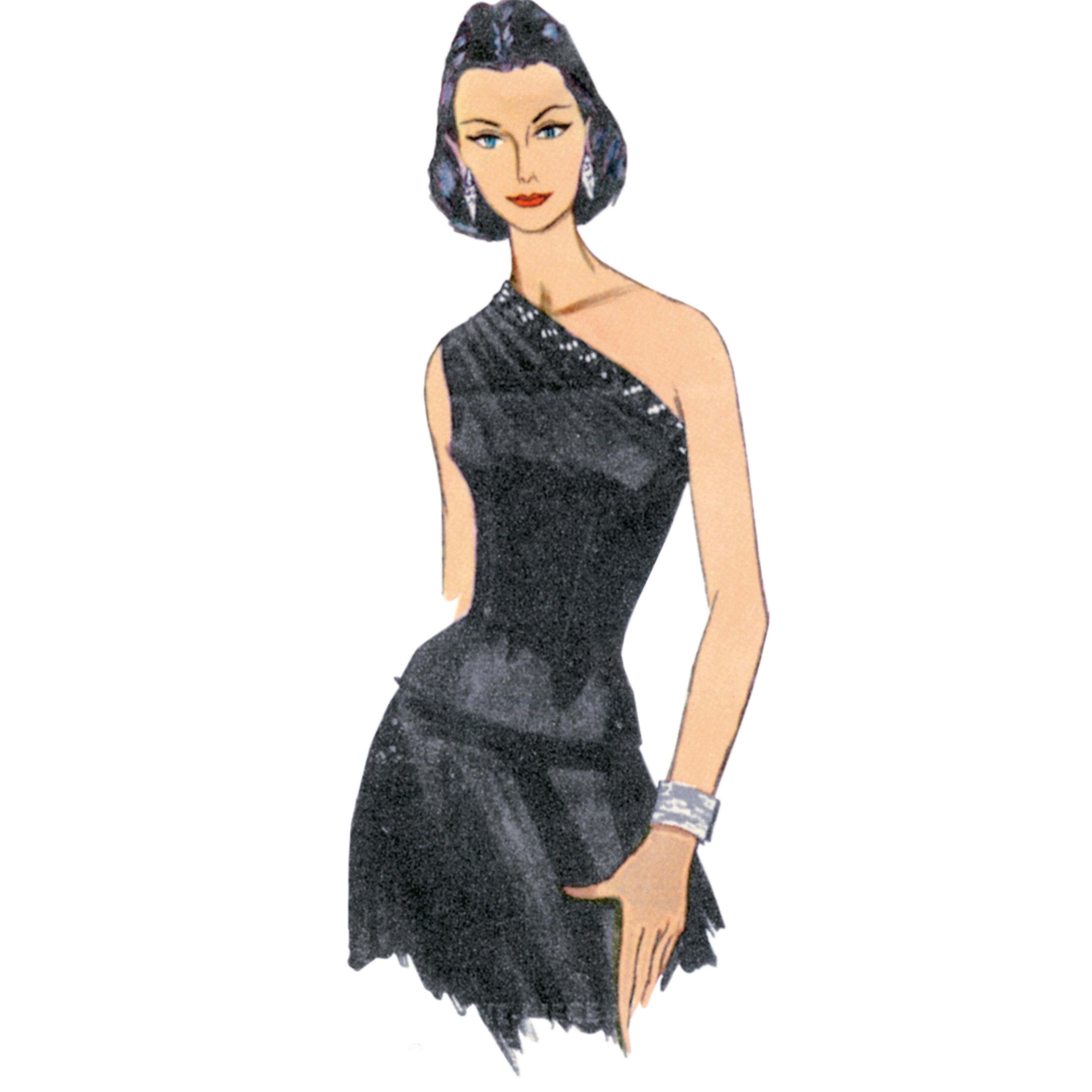 Simplicity Misses' Vintage Blouses and Cummerbund S9634 - Sewing Pattern